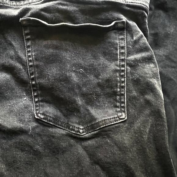 Hugo Boss Jeans Men 40x32 Cashmere-Touch Black Candiani Italy Denim Relaxed Fit - Picture 15 of 16